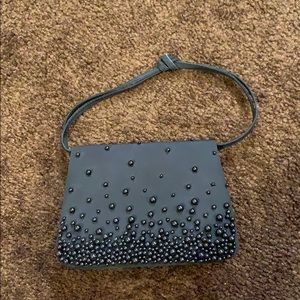 Black Satin Mini Purse